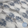 Grey fern closeup british fabric design 