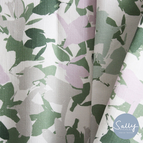 Greens & Pinks Floral Patter Fabric 